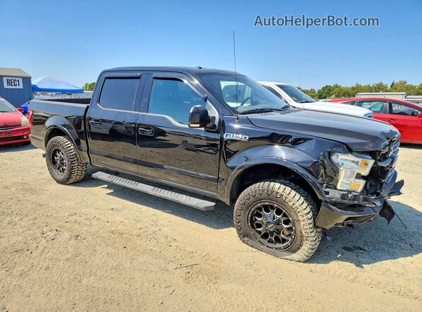 1FTEW1EP3GKE67119 2016 FORD F150 Black Առջևի աջ