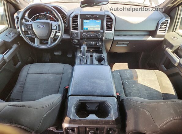 1FTEW1EP3GKE67119 2016 FORD F150 Black Առջևի վահանակի տեսք