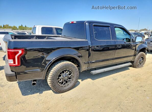 1FTEW1EP3GKE67119 2016 FORD F150 Black Հետևի աջ