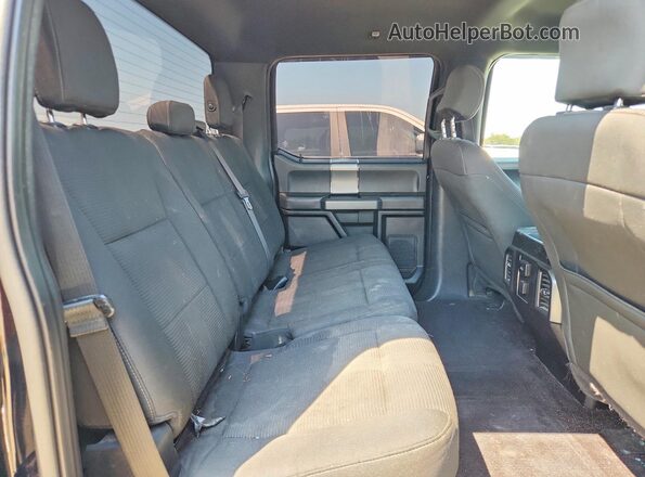 1FTEW1EP3GKE67119 2016 FORD F150 Black Հետևի նստատեղերի տեսք