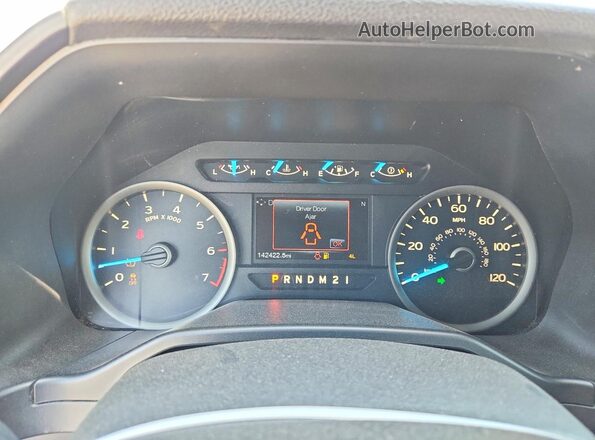 1FTEW1EP3GKE67119 2016 FORD F150 Black Սարքավորումների վահանակի տեսք