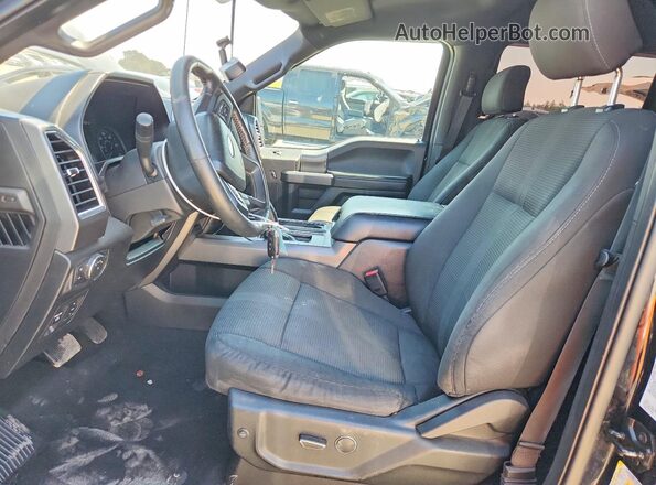 1FTEW1EP3GKE67119 2016 FORD F150 Black Սալոնի դիմացի տեսք