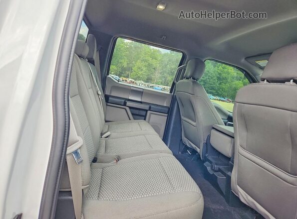 1FTEW1EP3KFB87461 2019 FORD F150 White Vista de los asientos traseros