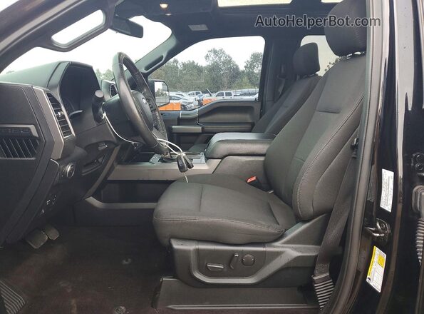 1FTEW1EP3LFC56960 2020 FORD F150 Black Widok wnętrza z przodu