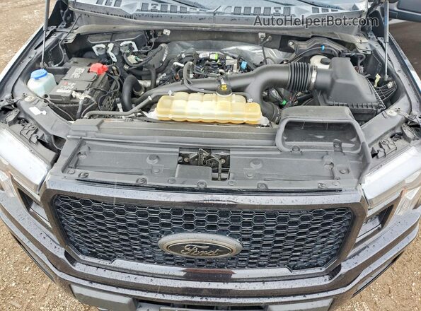 1FTEW1EP3LFC56960 2020 FORD F150 Black Widok wnętrza z tyłu