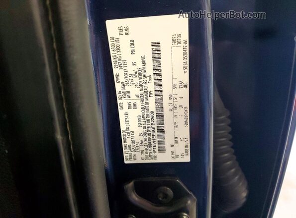 1FTEW1EP4GFB22609 2016 FORD F150 Blue Вид підкапотного простору
