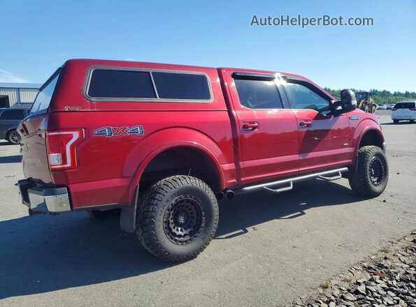1FTEW1EP4HFB00885 2017 FORD F150 Красный Задняя правая четверть