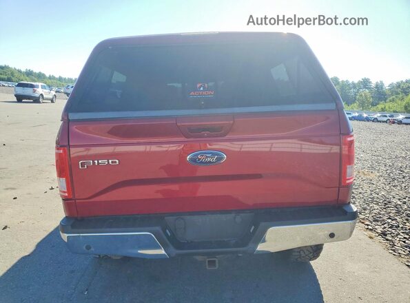 1FTEW1EP4HFB00885 2017 FORD F150 Красный Вид сзади