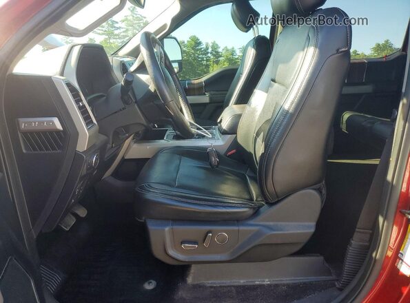 1FTEW1EP4HFB00885 2017 FORD F150 Красный Вид салона спереди