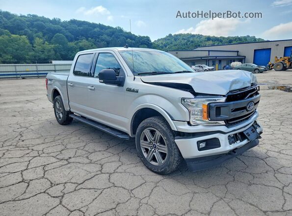 1FTEW1EP4KFC30415 2019 FORD F150 Silver Przód prawy