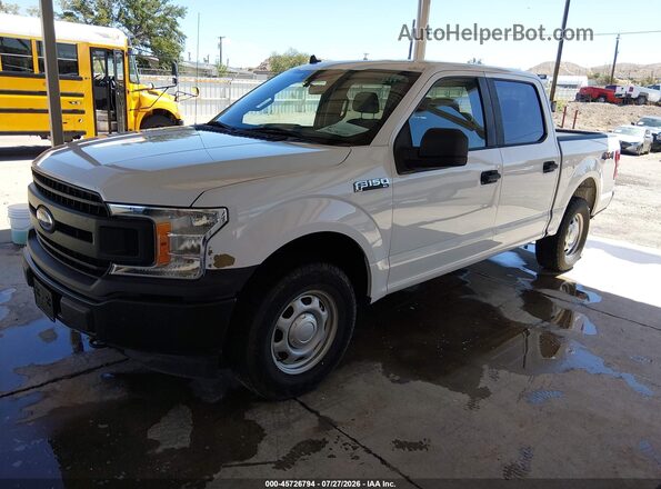 1FTEW1EP4LKE82044 2020 FORD F150 White Առջևի ձախ երեք քառորդ տեսարան