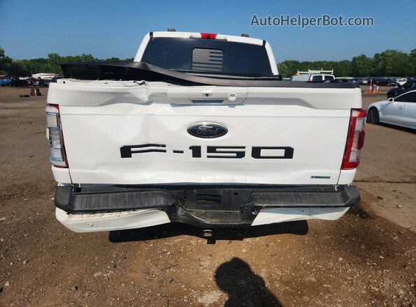 1FTEW1EP4MFA75545 2021 FORD F150 White უკანა ხედი