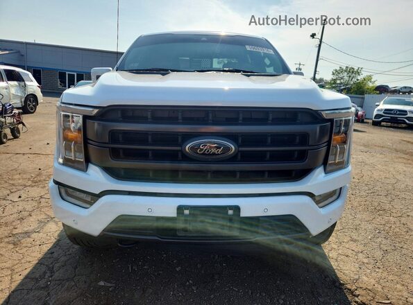 1FTEW1EP4MFA75545 2021 FORD F150 White წინა ხედი