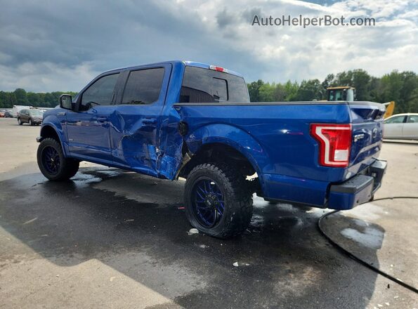 1FTEW1EP5HFB08591 2017 FORD F150 Blue Tył lewy