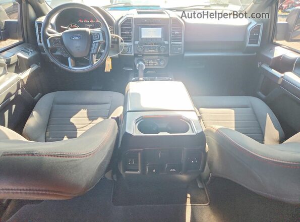 1FTEW1EP5JFE65100 2018 FORD F150 Black Widok deski rozdzielczej