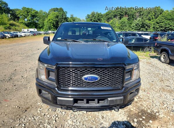 1FTEW1EP5JFE65100 2018 FORD F150 Black Widok z przodu