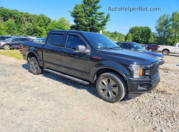 1FTEW1EP5JFE65100 2018 FORD F150 Black Przód prawy