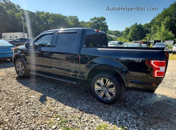 1FTEW1EP5JFE65100 2018 FORD F150 Black Tył lewy