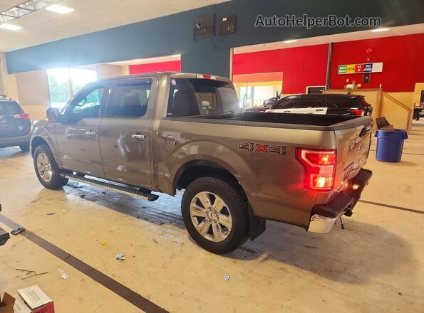 1FTEW1EP5KFC38586 2019 FORD F150 Серый Задняя левая четверть