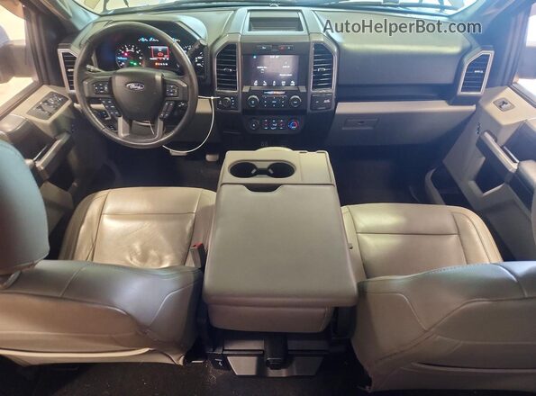 1FTEW1EP5KFC38586 2019 FORD F150 Серый Вид панели приборов