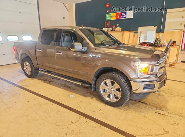 1FTEW1EP5KFC38586 2019 FORD F150 Серый Передняя правая четверть