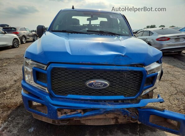 1FTEW1EP5LFB97099 2020 FORD F150 Blue Вид спереду
