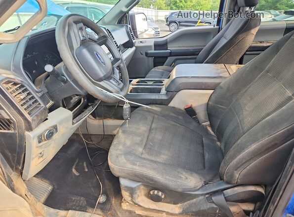 1FTEW1EP5LFB97099 2020 FORD F150 Blue Вид салону спереду