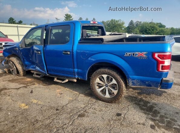 1FTEW1EP5LFB97099 2020 FORD F150 Blue Задня ліва чверть