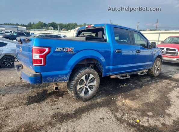 1FTEW1EP5LFB97099 2020 FORD F150 Blue Задня права чверть