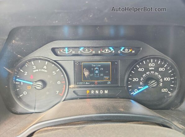 1FTEW1EP5LFB97099 2020 FORD F150 Blue Вид щитка приладів