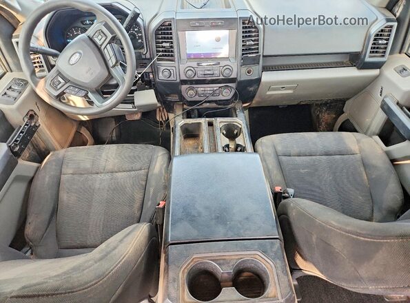 1FTEW1EP5LFB97099 2020 FORD F150 Blue Вид панелі приладів