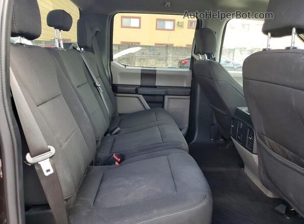 1FTEW1EP6KFA72546 2019 FORD F150 Brown Vista de los asientos traseros