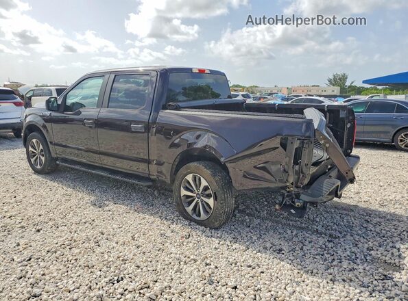 1FTEW1EP6KFA72546 2019 FORD F150 Brown Trasero izquierdo