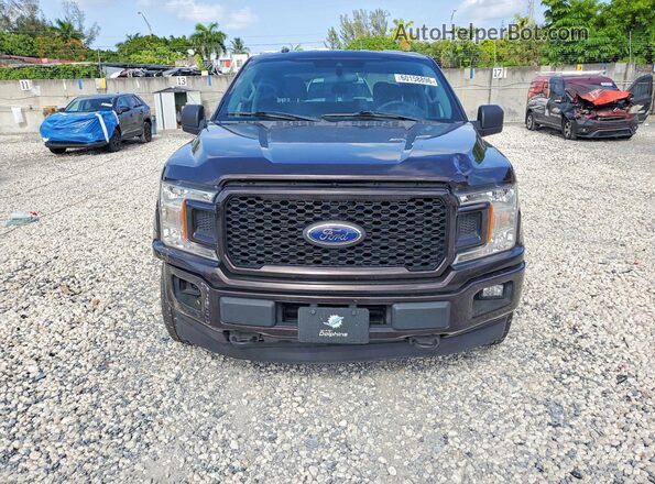 1FTEW1EP6KFA72546 2019 FORD F150 Brown Vista frontal