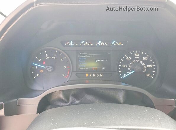 1FTEW1EP6KFA72546 2019 FORD F150 Brown Vista del cuadro de instrumentos
