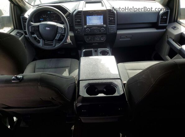1FTEW1EP6KFA72546 2019 FORD F150 Brown Vista del salpicadero