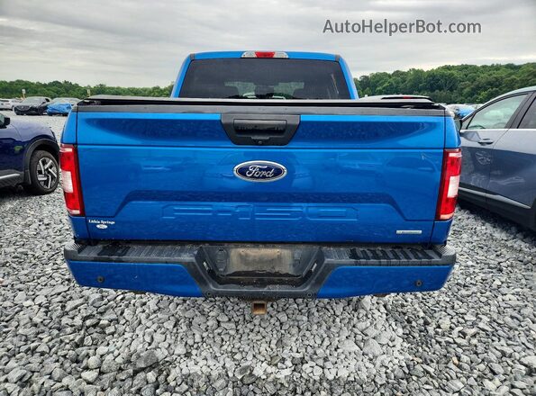1FTEW1EP6KFC39715 2019 FORD F150 Blue Вид ззаду