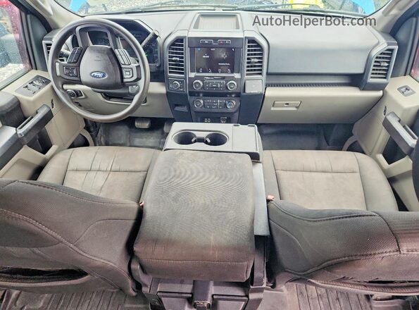 1FTEW1EP6KFC39715 2019 FORD F150 Blue Вид панелі приладів
