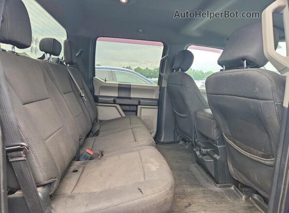 1FTEW1EP6KFC39715 2019 FORD F150 Blue Вид задніх сидінь