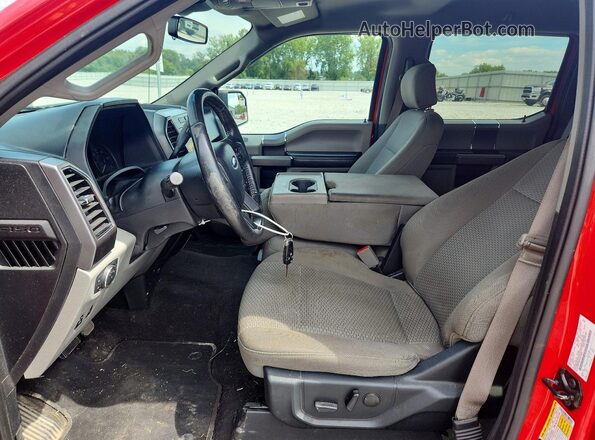 1FTEW1EP6LFC70495 2020 FORD F150 Red Vista interior delantera