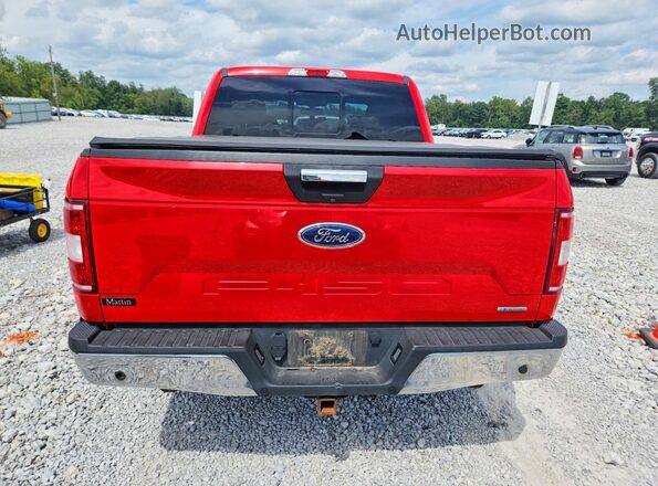 1FTEW1EP6LFC70495 2020 FORD F150 Red Vista trasera