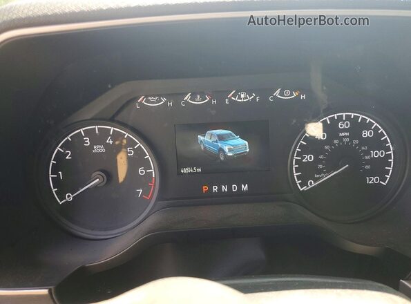 1FTEW1EP6PKG04912 2023 FORD F150 White Instrument cluster view