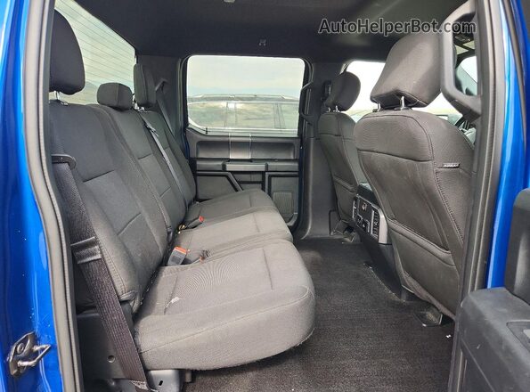 1FTEW1EP8JFC44588 2018 FORD F150 Blue უკანა სავარძლების ხედი