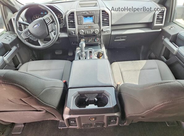 1FTEW1EP8JFC44588 2018 FORD F150 Blue წინა პანელის ხედი