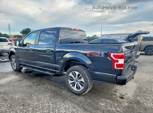 1FTEW1EP8LKF33609 2020 FORD F150 Black Trasero izquierdo