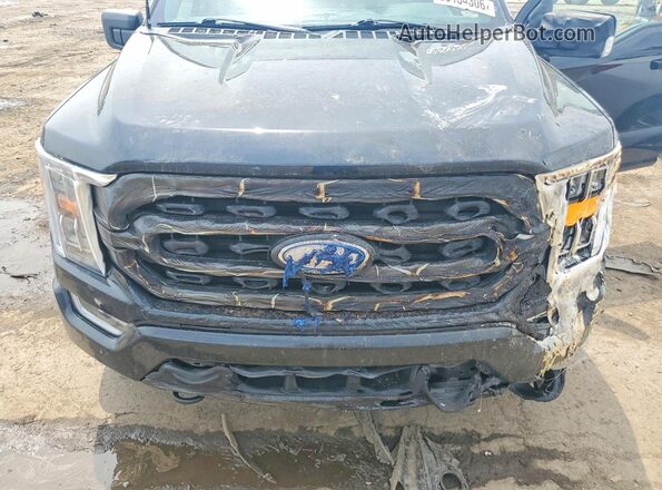 1FTEW1EP8NFB98752 2022 FORD F150 Black უკანა სალონის ხედი