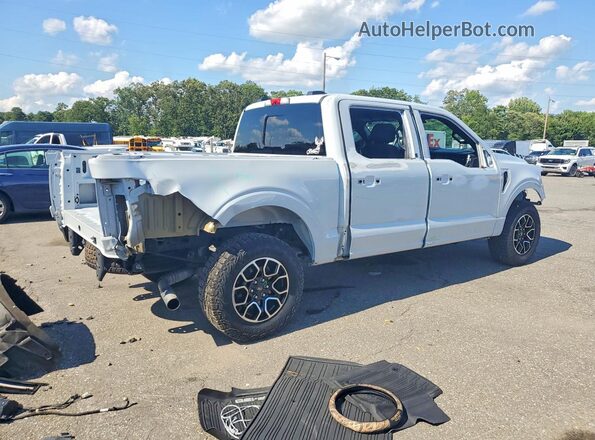 1FTEW1EP9MKE45766 2021 FORD F150 White Задня права чверть