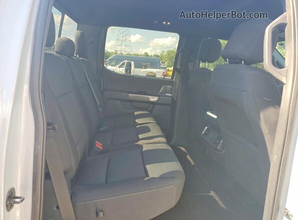 1FTEW1EP9MKE45766 2021 FORD F150 White Вид задніх сидінь