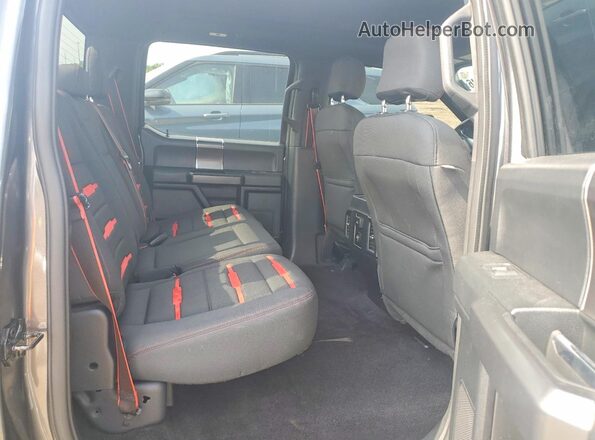 1FTEW1EPXGFC99178 2016 FORD F150 Gray Vista de los asientos traseros