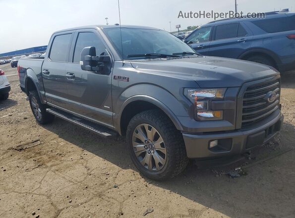 1FTEW1EPXGFC99178 2016 FORD F150 Gray Delantero derecho